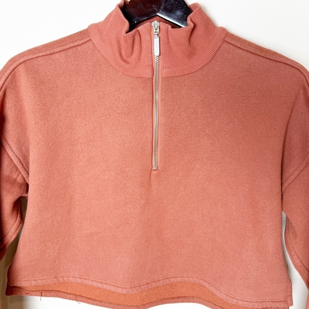 LPA Quinn Fleece Pullover Jacket Cream Sherpa Size Small - Picture 4 of 11